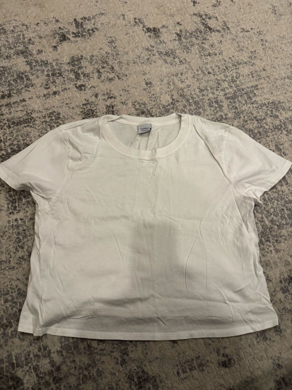 White Crewneck Short Sleeve Tee - Outdoor Voices